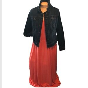 **SALE**. Summer ready! NEW sleeveless orange Maxi dress size 3X